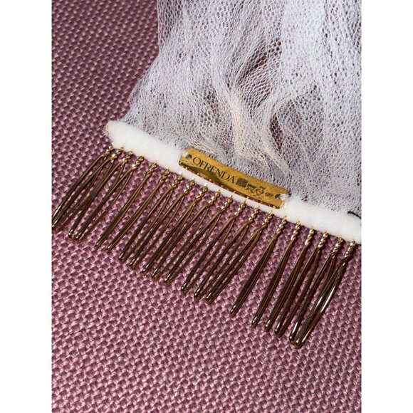 Ofrenda Studio Ursa Veil in Off White One Size New Womens Wedding Bridal Bride - Picture 7 of 13